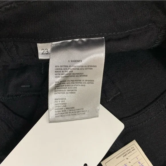 L'AGENCE, Mid-Rise Skinny Leg Jeans, S - Picture 8 of 8